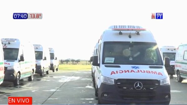 IPS incorpora 30 nuevas ambulancias de alta tecnología a su flota | Noticias Paraguay