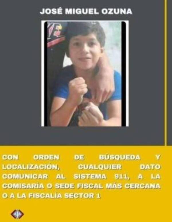 Crónica / Desesperada búsqueda de un nene de 12 añitos