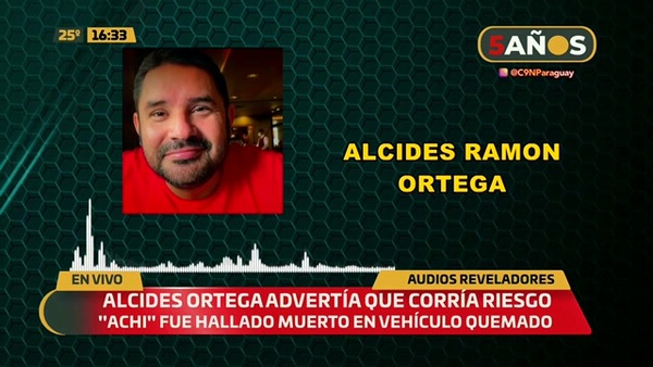 Nuevos audios: Alcides Ortega advertía que corría riesgo - C9N