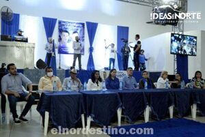 Se Siente: Ronald Acevedo intendente fue presentado por el movimiento Amambay Ñanemba’e en un comité distrital repleto