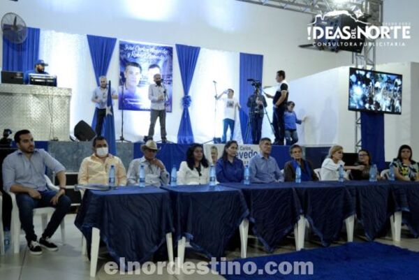 Se Siente: Ronald Acevedo intendente fue presentado por el movimiento Amambay Ñanemba’e en un comité distrital repleto