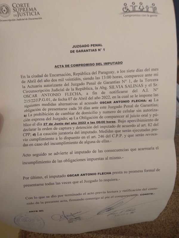 No inició juicio oral contra líder de “escrachadores” - Nacionales - ABC Color