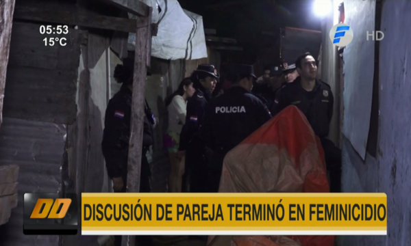 Discusión de pareja terminó en feminicidio en la Chacarita - Paraguaype.com
