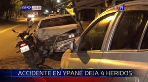 Cuatro heridos deja un choque en Ypané