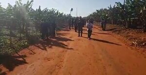 Desalojo en Caaguazú terminó con 10 detenidos