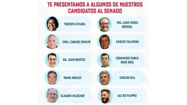 Patria Querida presenta a más candidatos para el Senado