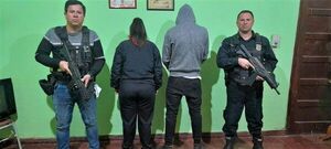 Una pareja de microtraficantes fue detenida en Paraguarí  - Policiales - ABC Color