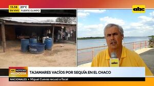 Tajamares vacíos por sequía en el Chaco - ABC Noticias - ABC Color