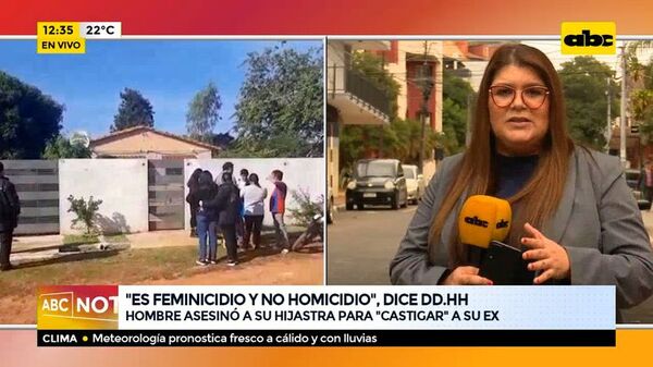 “Es feminicidio y no homicidio”, dice DD.HH. - ABC Noticias - ABC Color