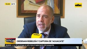 Ordenan rebeldía y captura de “aguacate”  - ABC Noticias - ABC Color