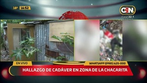 Hallazgo de cadáver en zona de la Chacharita - C9N