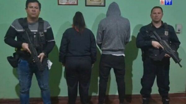 Capturan a una pareja de supuestos microtraficantes en Paraguarí