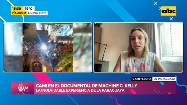 Cami Flecha en el documental de Machine G. Kelly - Ensiestados - ABC Color