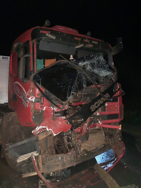 Choque de camiones en Yby Yaú dejó como saldo un muerto