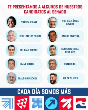 Patria Querida presenta precandidatos al Senado - ADN Digital