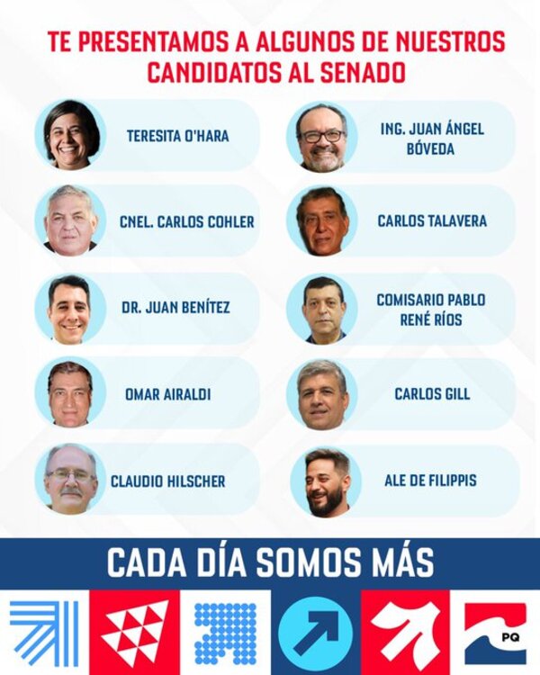 Patria Querida presenta precandidatos al Senado - ADN Digital