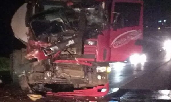Concepción: Fatal choque entre camiones deja un fallecido | Noticias Paraguay