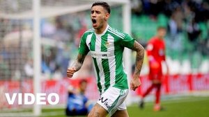 Tony Sanabria marca en el empate del Betis ante el Getafe (Vídeo)