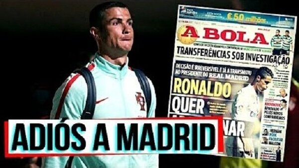"Me voy del Madrid, lo tengo decidido": Cristiano Ronaldo (Vídeo) - Paraguaype.com