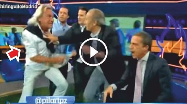 Ataque de furia del "Loco Gatti" en la Tv Española (Vídeo) - Paraguaype.com