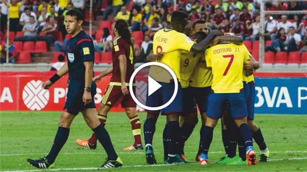 Venezuela vs Ecuador (1-3) Goles Resumen Resultado Eliminatorias Rusia 2018 - Paraguaype.com