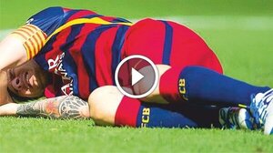 Así fue la dura lesión de Leo Messi (VÍDEO) - Paraguaype.com