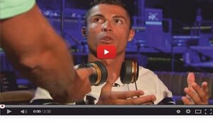 Cristiano Ronaldo se marcha muy enojado de una entrevista (VÍDEO) - Paraguaype.com