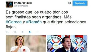 Periodista argentino menosprecia a la albirroja - Paraguaype.com
