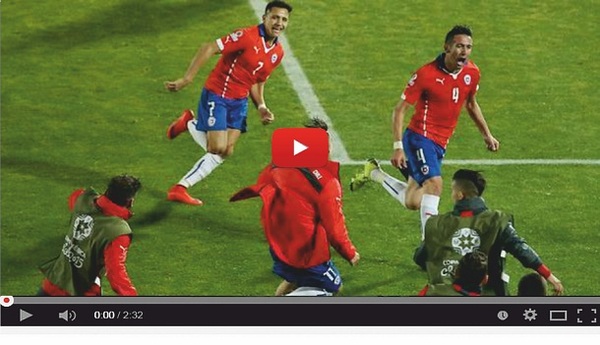 Chile vs Uruguay (1-0) Goles Resumen Resultado Copa América 2015 - Paraguaype.com