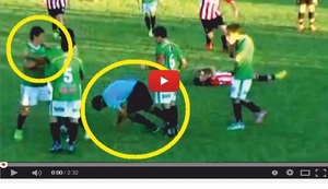 Terrible agresión en el fútbol argentino (VÍDEO) - Paraguaype.com