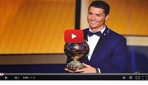 Cristiano Ronaldo gana su tercer Balón de Oro (VIDEO) - Paraguaype.com