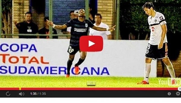 General Diaz vs Atletico Nacional (1-3) Goles Resumen Resultado Copa Sudamericana 2014 - Paraguaype.com
