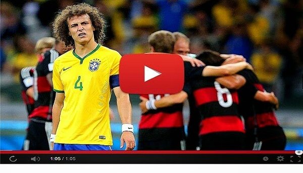Brasil vs Alemania (1-7) Resumen y Goles Mundial Brasil 2014 - Paraguaype.com