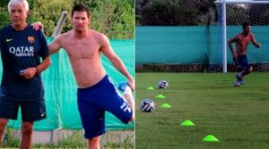 Leo Messi ya Trabaja Con Pelota - Paraguaype.com