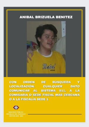 Buscan a Anibal Brizuela, adolescente desaparecido - Nacionales - ABC Color