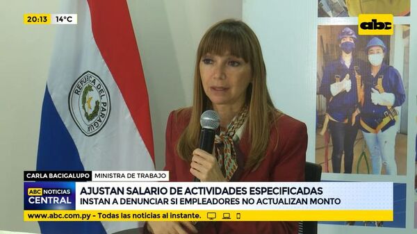 Ajustan salario de actividades especificadas - ABC Noticias - ABC Color