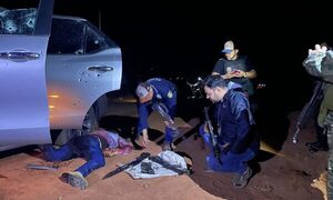 Polis dan a conocer videos de como quedaron los supuestos sicarios abatidos