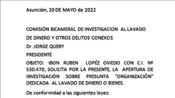 Piden a la CBI investigar a la esposa de OGD por lavado de dinero y bienes