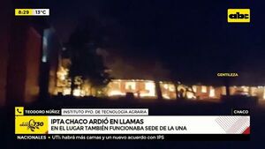 Incendio en IPTA: fuego consumió oficina en el Chaco - Policiales - ABC Color