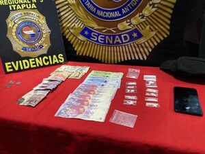 Detienen a delivery de cocaína en frontera con Argentina  - Policiales - ABC Color