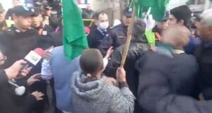 Incidentada manifestación frente al Ministerio del Interior en repudio a desalojo