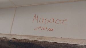 Jeýma pintaron "masacre" en un colegio