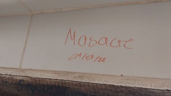 Jeýma pintaron "masacre" en un colegio