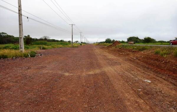 Prosiguen obras en el tramo Remanso-Falcón con ejecución de pedraplén y alcantarillas