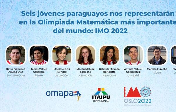 Olimpiada Internacional de Matemáticas contará con la participación de 6 paraguayos