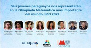 Jóvenes paraguayos competirán en Olimpiada Internacional de Matemáticas