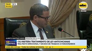 CSJ reitera tratamiento de ley “antichicanas” - ABC Noticias - ABC Color