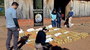 Senad captura a dos hombres con más de 261 kilos de marihuana en Yby Yaú