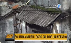 Solitaria mujer logró salir de un incendio en Asunción - Paraguaype.com