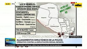 Operativo contra la explotación sexual infantil. - ABC Noticias - ABC Color